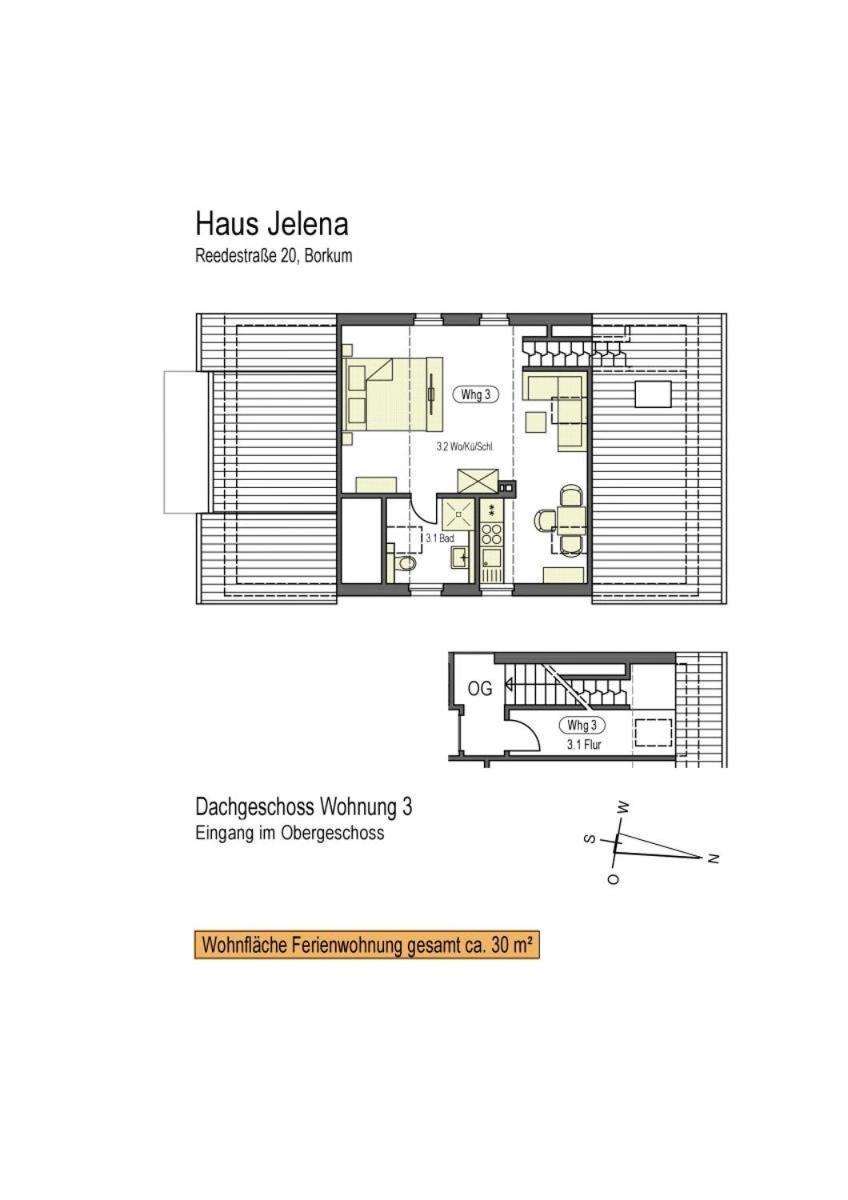 Haus Jelena Appartement 3 بوركم المظهر الخارجي الصورة